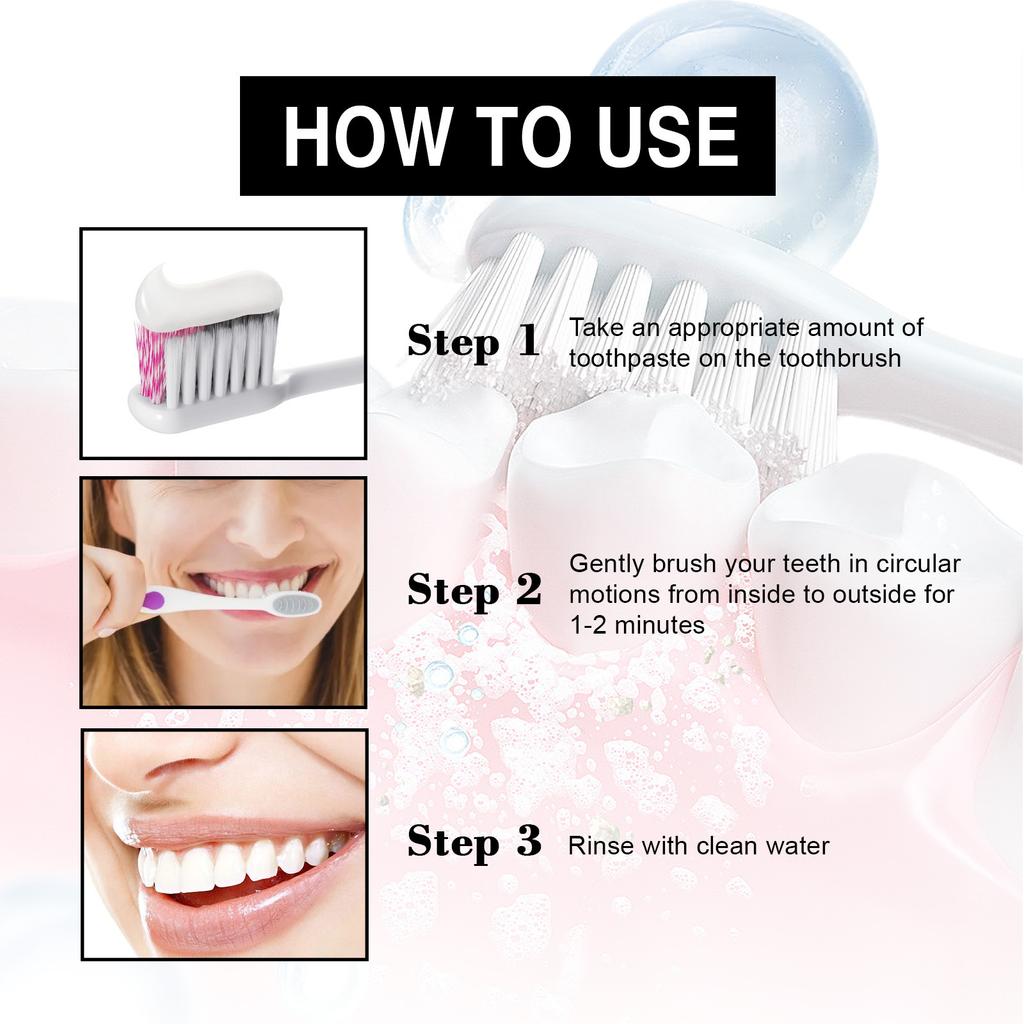 Pasta de dientes de nano-hidroxiapatita sabor menta para el mal aliento, pasta de dientes blanqueadora para manchas blancas, aliento fresco