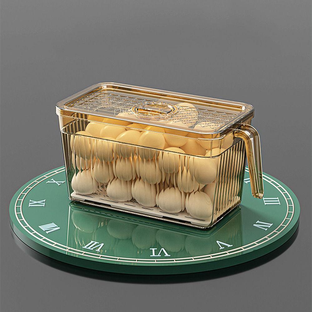 Forseglet oppbevaringsboks for kjøleskap Spar plass Dørslag med håndtak Hold fersk