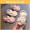 Girl Baby Summer Sandals With Nonslip Sole And Butterfly Bow For Toddler First Steps