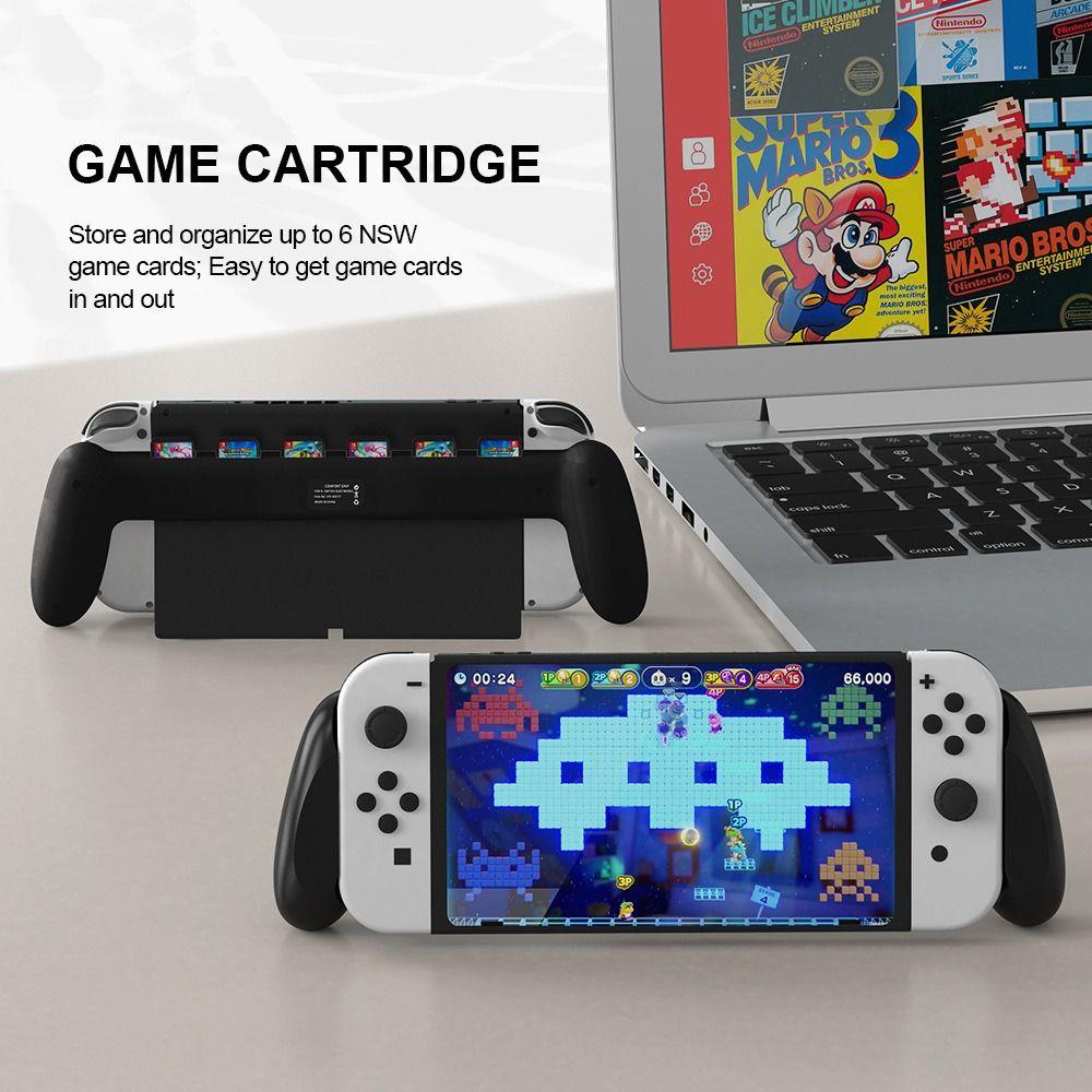 

Износостойкая подставка-держатель, противоударный слот для хранения игр 2024 года, аксессуар для Nintendo Switch OlED