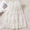 Long Lace Underskirt Slips Sweet Mesh Underskirt Slips Dress Safety Skirt Petticoat  Spring Summer