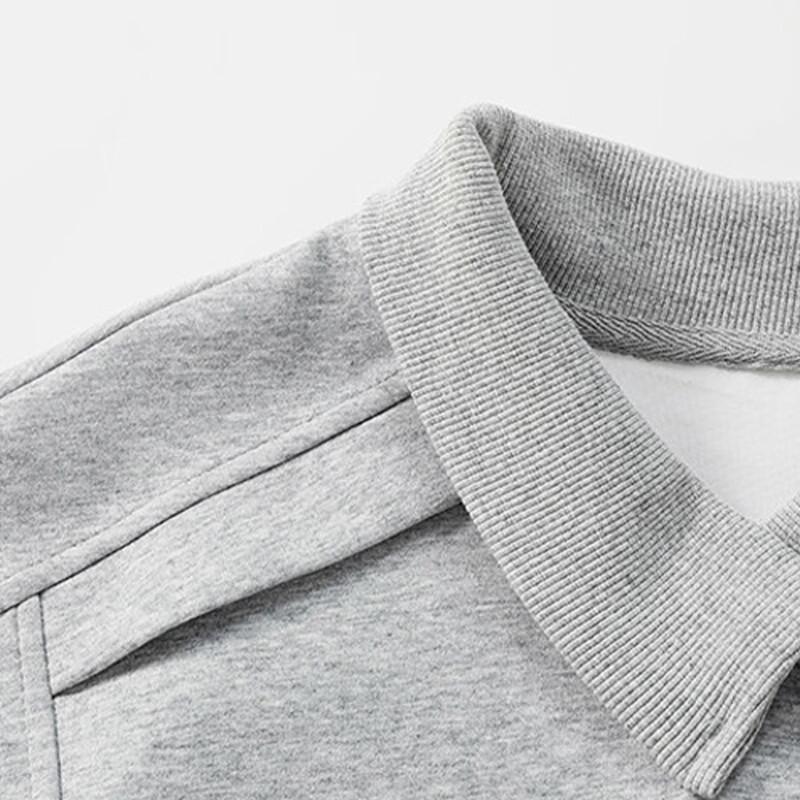 Mark Hua Fei Men's Lapel Sweatshirt