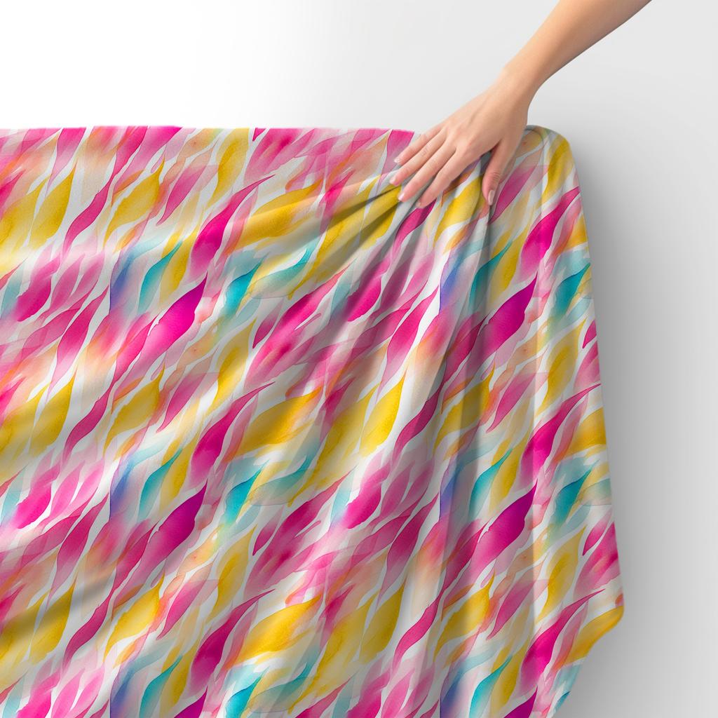 Royal Samt Stoff Polyester Zum Nähen - Motiv Abstraktion - Rdx3042