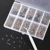 1200pcs Waterproof Electronic Screws Mini Mini Screws Kit Self Tapping Screws  DIY Projects