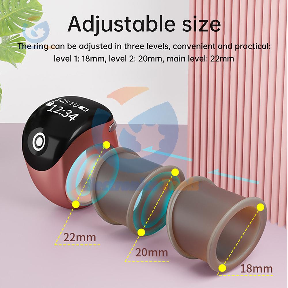 Smart Tasbih Tally Counter OLED Display Finger Counter Muslims Tasbeeh Zikr Ring Counter Touch Key Type-C Charging