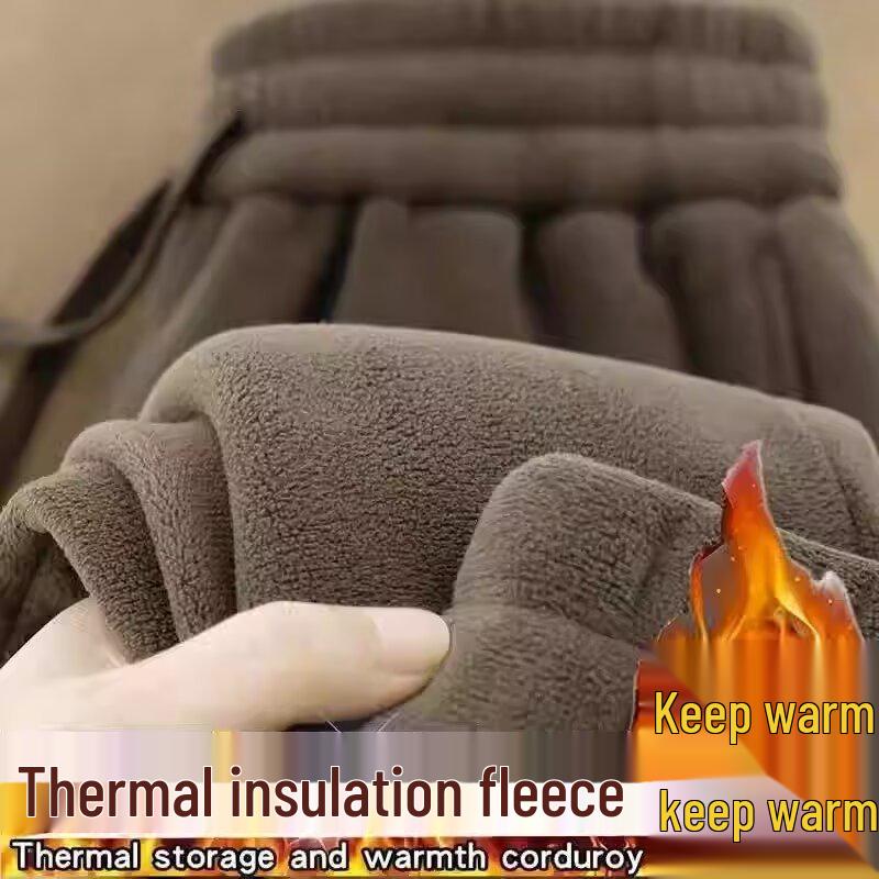 Children's Heavyweight Coral Fleece Joggers for Autumn/Winter - Plus Velvet, Thickened, Loose Fit for Boys, Warm Long Pants for Kids.