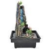 Harz Desktop Brunnen Indoor Wasserfall Brunnen Schreibtisch Steingarten Decoratopns mit Zerstäuber für Home