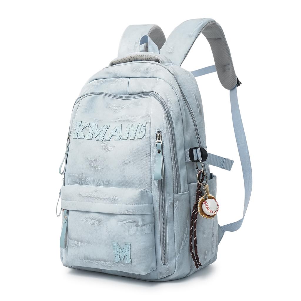 Schoolbag Burden reduction and spine protection Junior high school student schoolbag Male student lightweight large-capacity backpack 1011 New