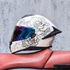 DOT Full Helmet Double Mirror Helmet Men's Four-season Universal Hard Hat Female Knight Locomotive Double Lens