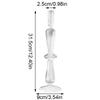 1pc Glass Candlestick Flower Vase Home Decor Glass Candle Holder Nordic Flower Vase Crafts Vintage Romantic Candlestick Holder