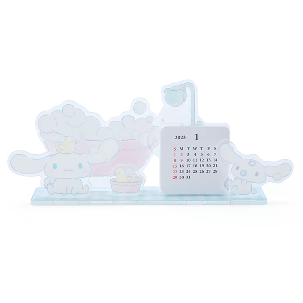 Sanrio 2023 Calendar with Desktop Acrylic Cinnamoroll 203327 Stand, Character,