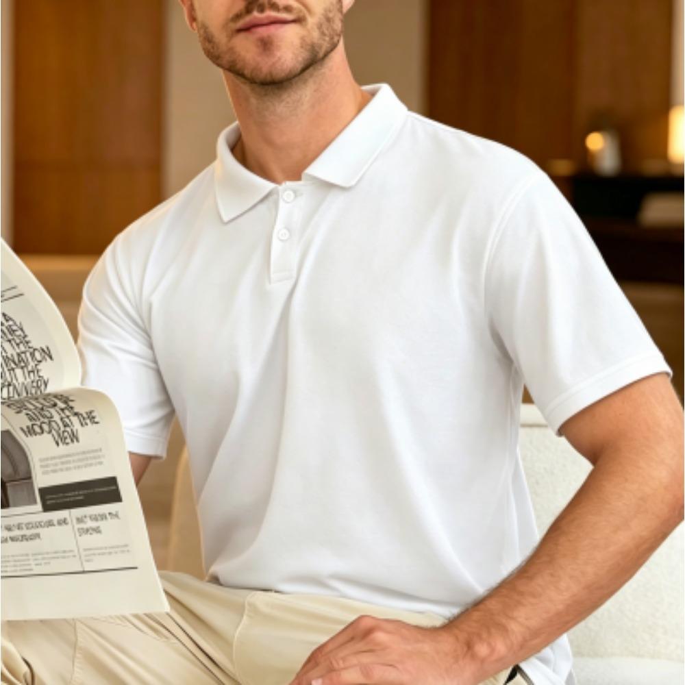 Multiple Sizes 4 Colors POLO Shirt Men s Casual Gentleman Short-sleeved Top Outdoor Casual Men s and Women s Polo Shirt S