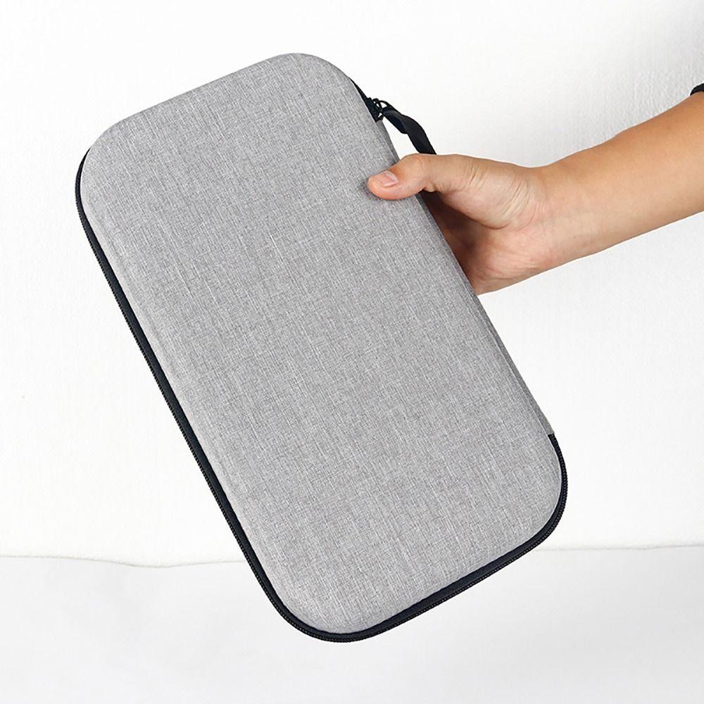 EVA Ping Pong Paddle Case Black Grey Hard Shell Storage Bag  Ping Pong Paddle