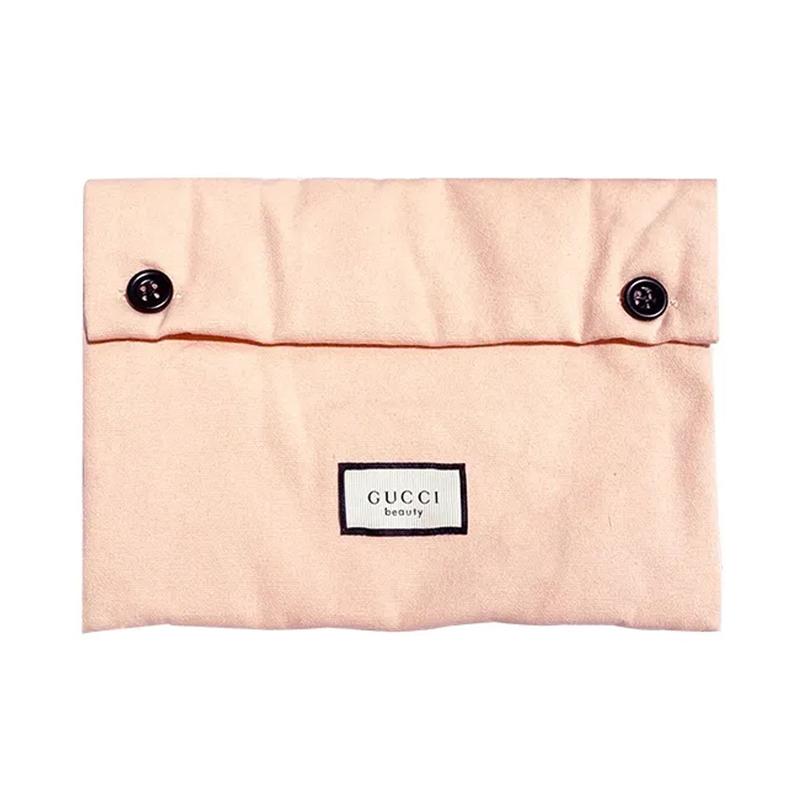 Gucci Cosmetic bag/toiletry bag [Customized bag] Canvas cute kitten, childish, soft, delicate, cute Pink canvas bag without gift box gift bag