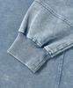 Beodeonteu Knit Denim Washed Sweatshirt [Light Blue]