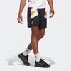 Adidas Logo Print Casual Sports Shorts Men Shorts Black HS9806