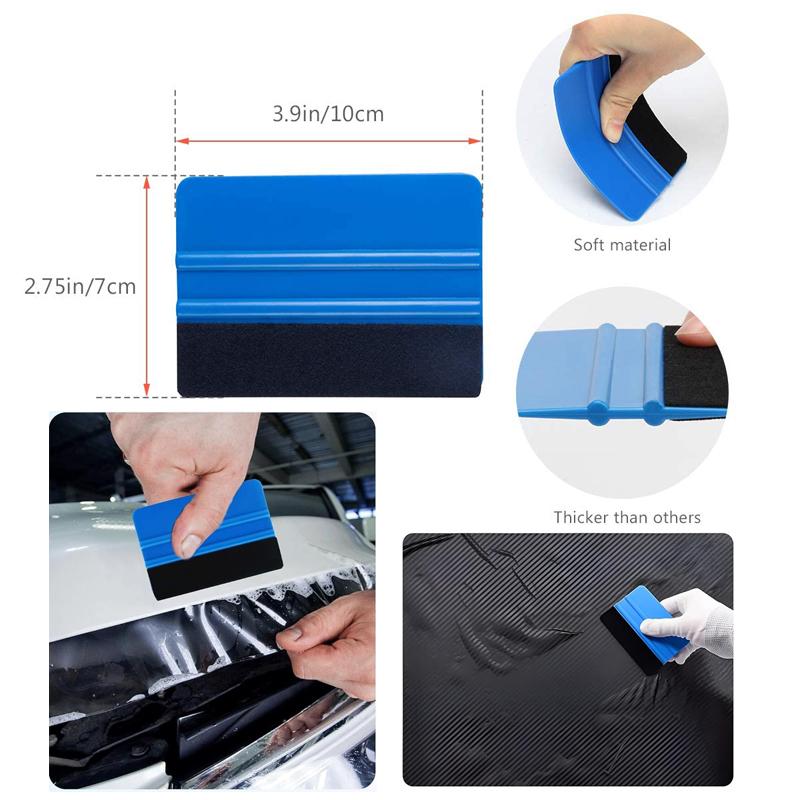 Car Vinyl Wrap Window Film Tint Application Kit with Squeegee for Wrapping Wallpaper Craft Car Accessories