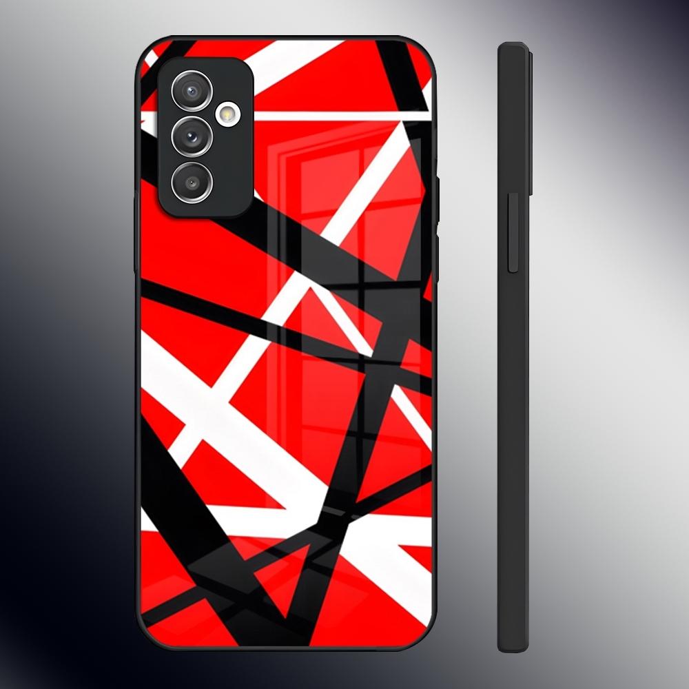 Eddie Van Halen Graphic Guitar Phone Case For Samsung S24 Ultra S23 S22 S20 Fe S21 Plus A54 A34 A24 A53 A13 A16 Glass Cover