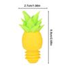 Pineapple-shaped silicone wine bottle stopper airtight and fresh-keeping creative wine accessory leak-proof wine bottle stopper
