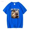 Razamataz Helloween Album Cover Black T Shirt Xl Long Or Short Sleeves Vintage Washed Streetwear Top For Everyday Wear