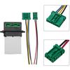 Universal Automotive HVAC Blower Resistor for Cars Quick Installation Design Optimized Electrical Conductivity 657165WM