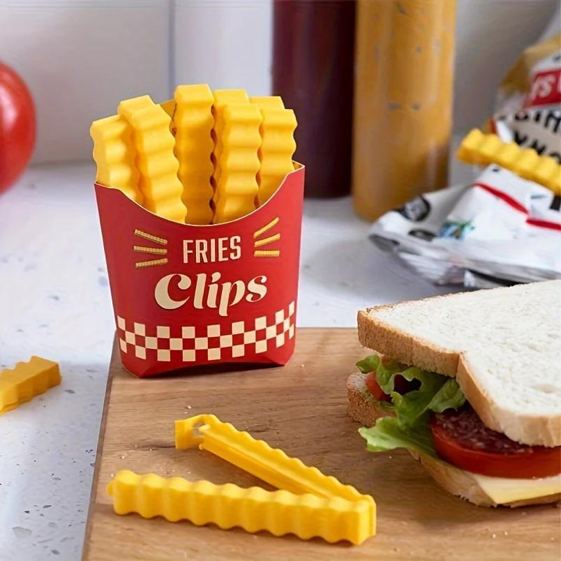 French Fries Sealing Clip, Snack Bag Clip, Bread Bag Clip, Moisture-Proof and Fresh-Keeping Clip, Food Powder Clip, Sealing Clip