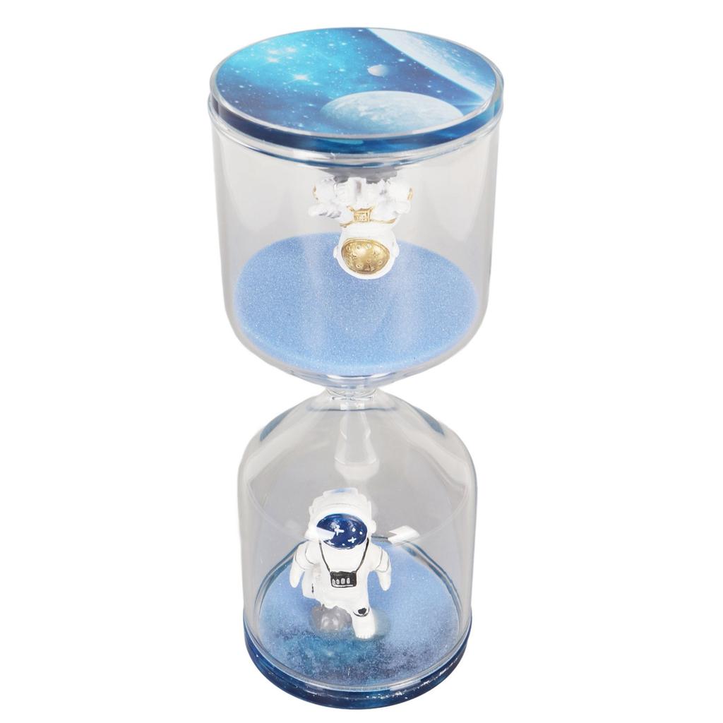 Hourglass Timer 30 Minutes Astronaut Ornaments Sandglass Timer Sand Clock for School Tasks and