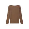 Anlifang Women's Modal Blend Long-Sleeve Round Neck Base Layer Top
