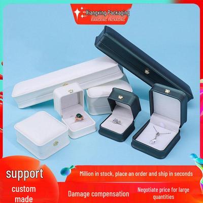 Luxury PU Leather Jewelry Gift Box for Rings, Earrings, Bracelets, and Necklaces