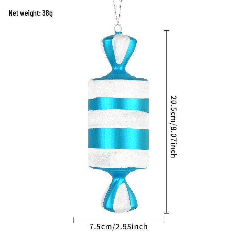 Electroplated Candy Pendants for Christmas Tree Decorations and Photography Props