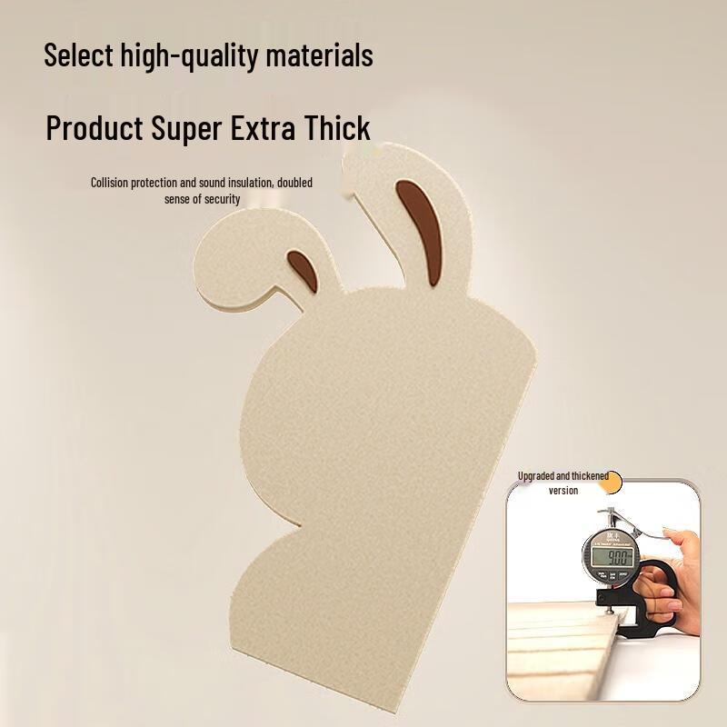 HANDUNYOU Cute Rabbit Felt Photo Display Wall Sticker