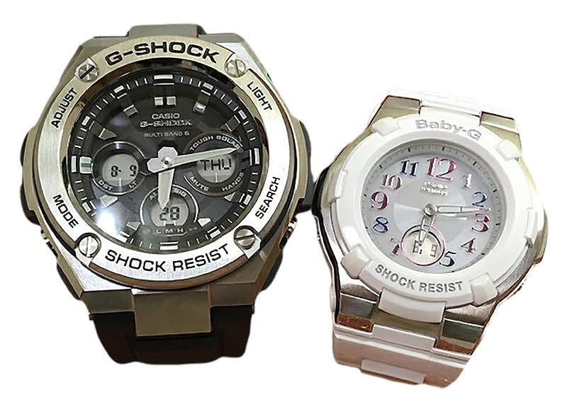 

[Casio] CASIO Pair Watch G-SHOCK G-Shock BABY-G Baby G Ana-Digi Radio Solar Genuine Pair Case Set of 2 GST-W310-1AJF BGA-1100GR-7BJF Watch