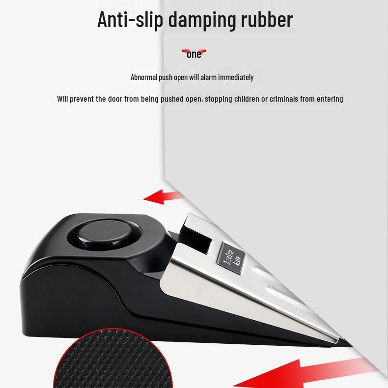 New Anti-Theft Doorstop Alarm: Door Wedge Gap Alarm for Hotel and Home
