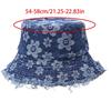 Stylish Distressed Trim Flower Print Fisherman Hat Breathable Bucket Hat for Spring Autumn Daily Outfit Fashion Headwear