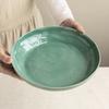 Artistic Concept Ceramic Large Bowl Tableware Bowl Series Household Rice Bowl High Foot Small Bowl Round Large Bowl Plate