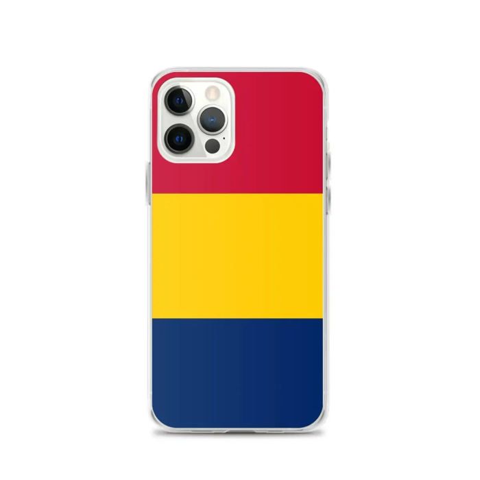 Coque Télephone Drapeau Tchad - iPhone 12 Pro