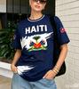 Haiti Style Soccer Jersey Fans Sports T-Shirts Street Jerseys Unisex 3d Print Graphic T Shirts Short Sleeve Tops Tee Streetwear