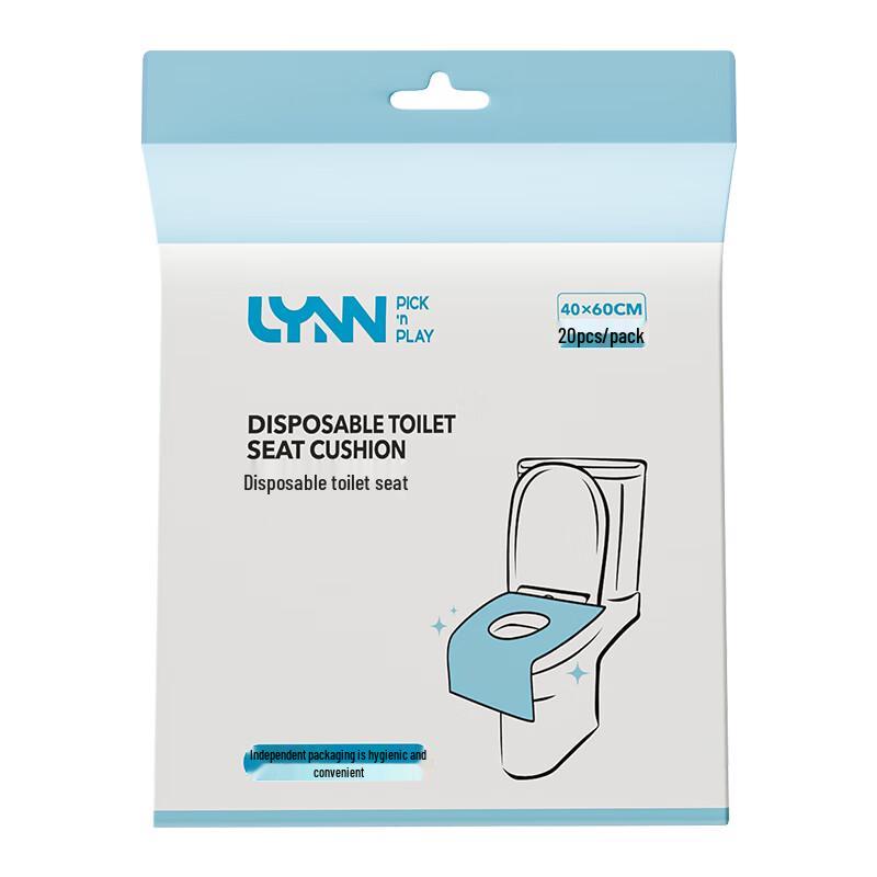 LYNN Disposable Large Toilet Seat Covers (20 Pcs)