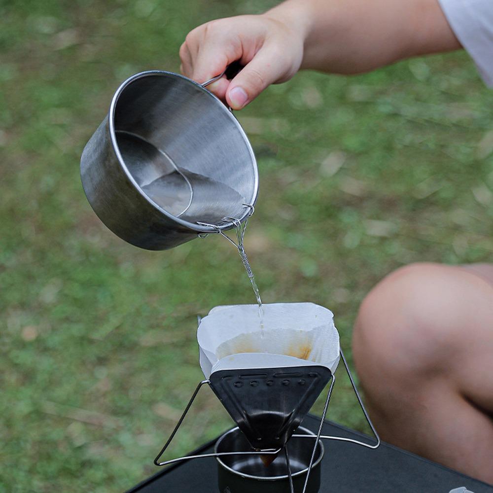 4 Pcs Stainless Steel Coffee Diversion Nozzle Silver Camping Coffee Accessory  Outdoor Camping Use