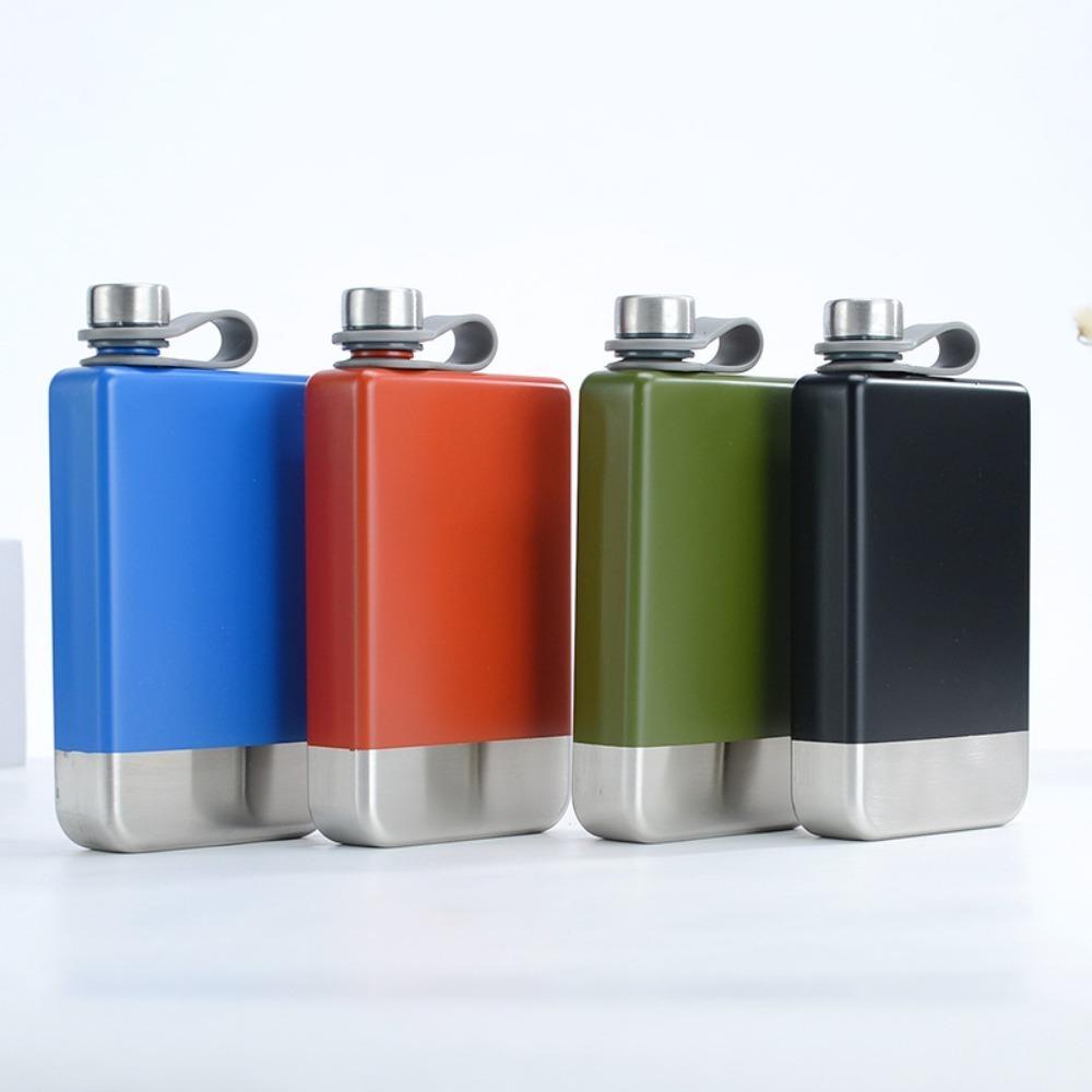 

9oz Liquor Flask Stainless Steel Flagon Water Pot Pocket Wine Bottle Vodka