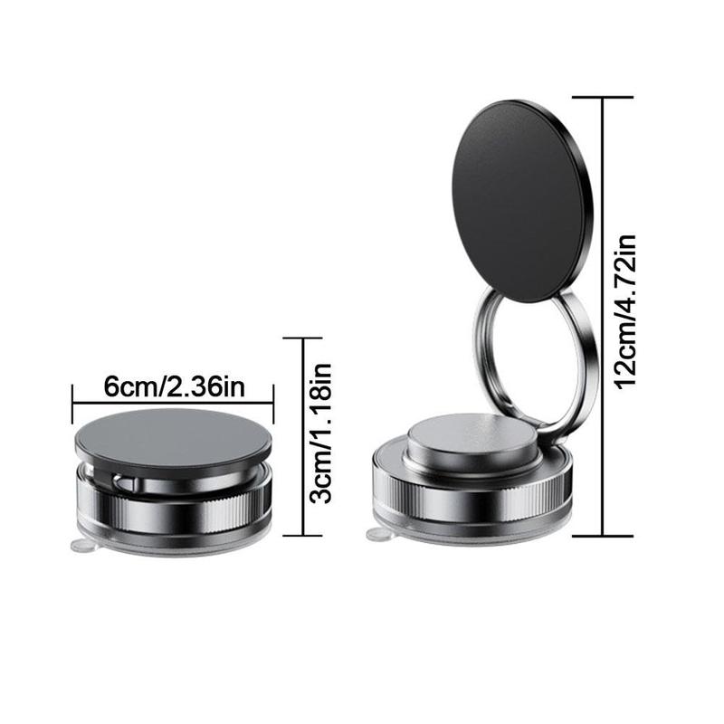 360 Adjustable Vacuum Magnetic Suction Cup Phone Mount Hands-Free Magnetic Cell Phone Holder for Cars Gym Mirror Smoot Hot Sales