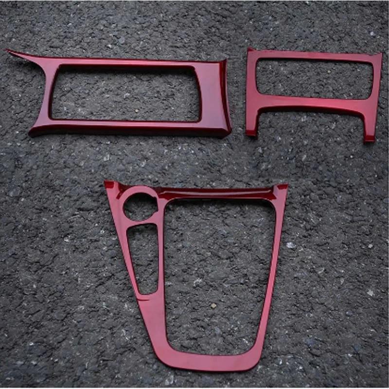 

Три стиля ABS, держатель для чашки, панель передач, специальный модифицированный декоративный чехол для Ford Focus3 4 mk3 4 2015-2017 ABS red