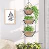 Wrought Iron Three-Tier Folding Fruit Storage Basket