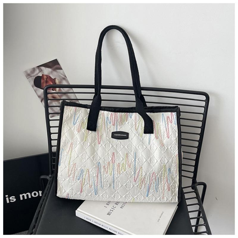 New large-capacity bag versatile bag women's new high-end fashion portable shoulder commuter mommy tote bag