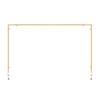 Over The Table Rod Stand with Clamps Adjustable 59"-86" Length 28"-41" Height Table Arch Stand Metal Balloon Garland Arch