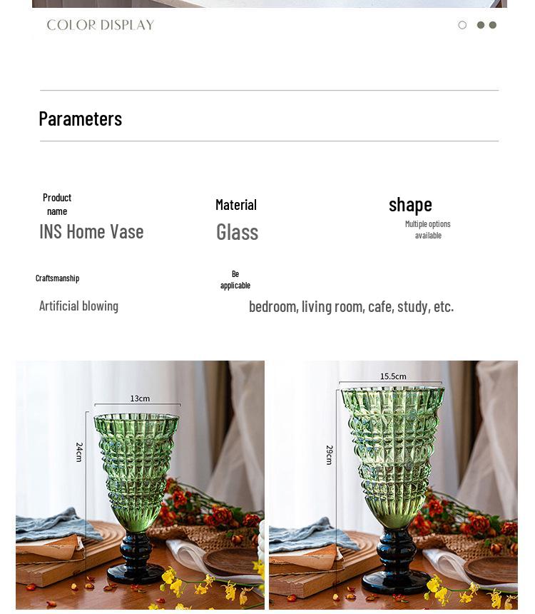 Lanterne à vent en verre de grand calibre pour arrangements floraux hydroponiques dans les salons