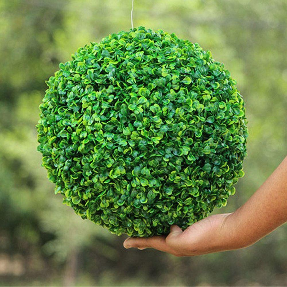 Plastic Indoor Outdoor Hotel Wedding Home Leave Ball Grass Ball Garden Decoration Artificial Plant