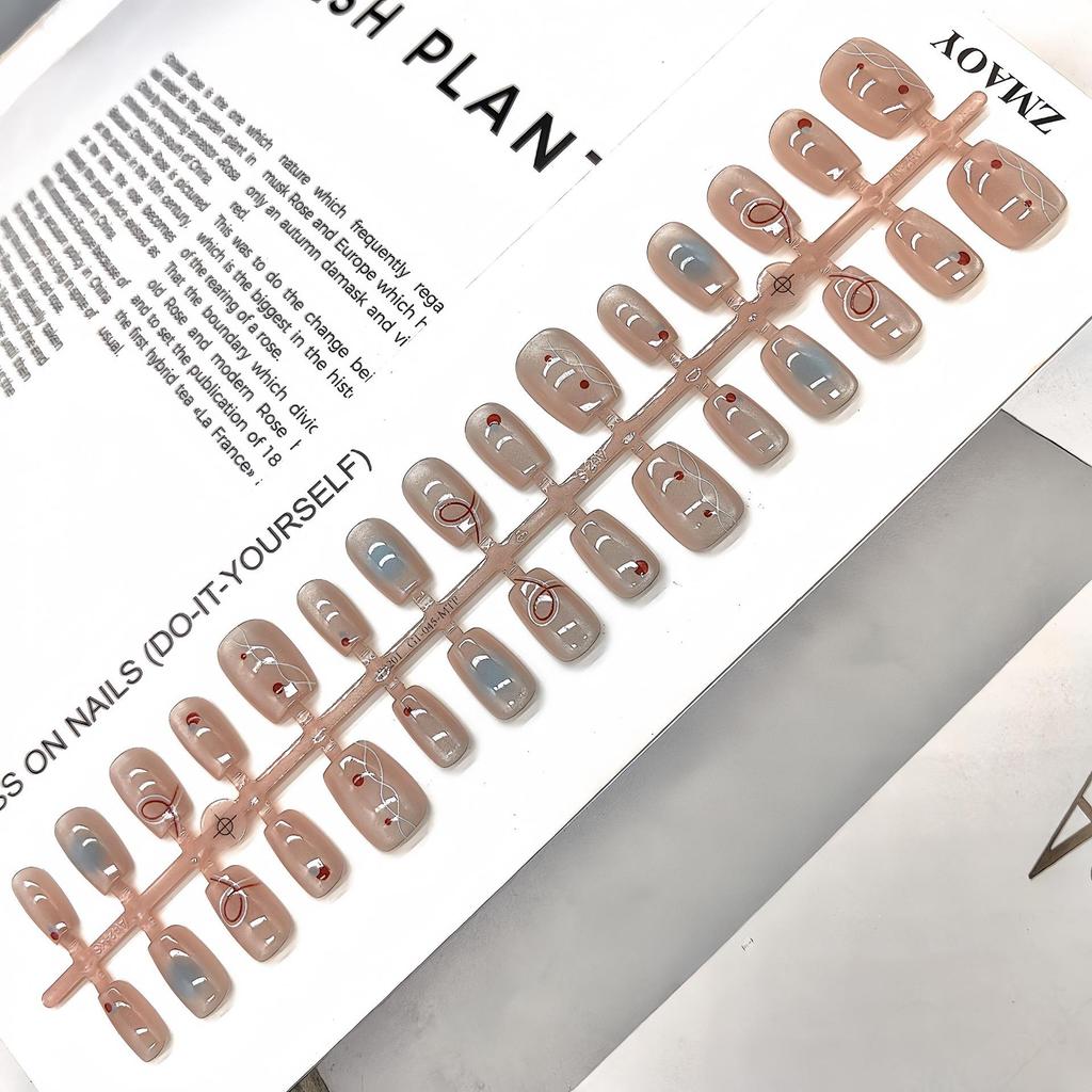 Cartoon Multi-Pattern High-Quality Wearable Nail Tips for Professional & Commute Style Manicure