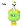 Cartoon Ball Keychain Plush Keychain Fluffy Pompom with Metal Clasp Girls Backpack Charms Backpacks Handbags Keys Decorative Pendant for Men