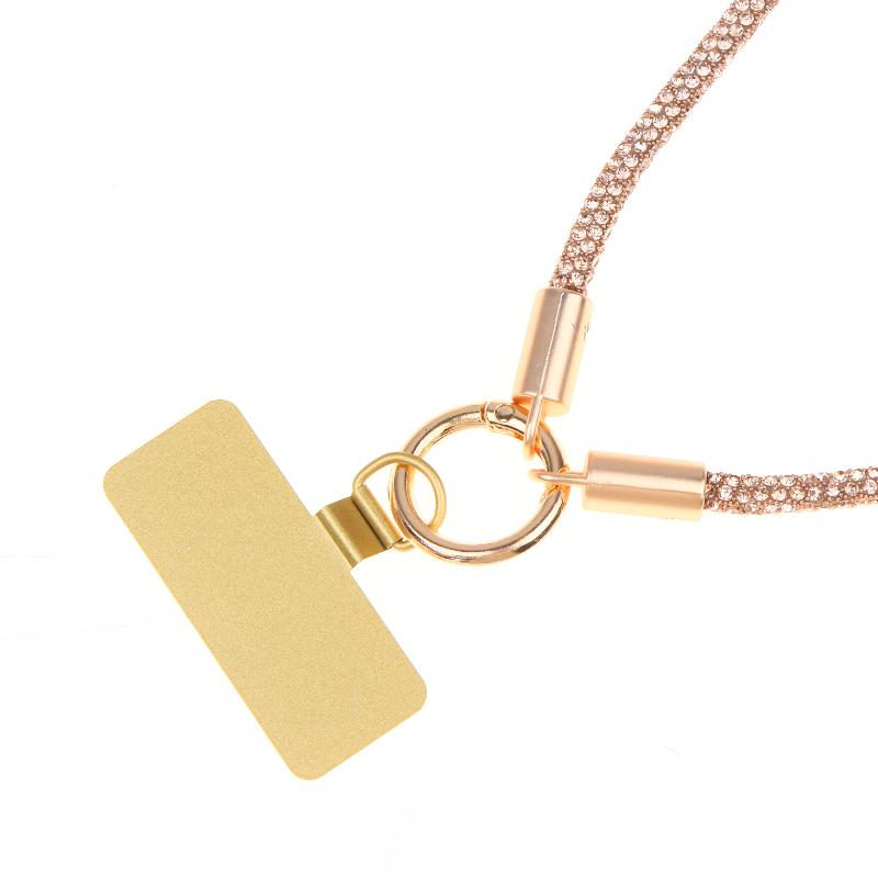 Luxury Full Phone Lanyard With Metal Clip Universal Short Chain Handheld Wrist Flash Accessory For Mobile Phones